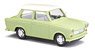 (HO) Trabant P601 Limousine Green / White Roof 1964 (Diecast Car)