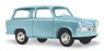 (HO) Trabant P601 Universal Combi Pastel Blue 1966 (Diecast Car)