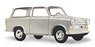 (HO) Trabant P601 Universal Combi Gray / White Roof 1966 (Diecast Car)