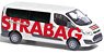 (HO) Ford Transit Custom Bus `STRABAG` 2012 (Diecast Car)