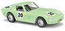 (HO) Ferrari 250 GTO Light Green #20 1962 (Diecast Car)