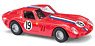 (HO) Ferrari 250 GTO Red #19 1962 (Diecast Car)