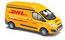 (HO) フォード トランジット カスタム ハイルーフ パネルバン `DHL` 2012 (Ford Transit Custom Kastenwagen DHL) (鉄道模型)