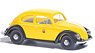 (HO) Volkswagen Beetle Pretzel Window `Switzerland Post` 1952 (Diecast Car)