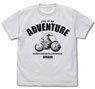 ドラゴンボール ブルマのバイク Tシャツ WHITE XL (キャラクターグッズ)