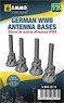 German WWII Antenna Bases (Plastic model)