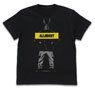 My Hero Academia All Might T-Shirt Snow Festival Ver. Black S (Anime Toy)