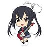 K-on! Puni Colle! Key Ring (w/Stand) Azuza Nakano (Anime Toy)