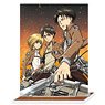 Attack on Titan Acrylic Portrait A [Eren & Armin & Levi] (Anime Toy)
