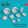 English Electric Lightning Wheels Set Early Type (for Airfix) (Plastic model)