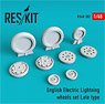 English Electric Lightning Wheels Set Late Type (for Airfix) (Plastic model)