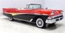Ford Fairlane 500 Open Convertible 1958 Torch Red / Raven Black (Diecast Car)