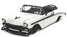 1956 Chevy Bel Air Gray/White (Diecast Car)