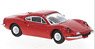 (HO) Ferrari Dino 246 GT 1969 Red (Model Train)