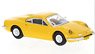 (HO) Ferrari Dino 246 GT 1969 Yellow (Model Train)