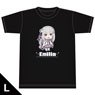 Re:Zero -Starting Life in Another World- T-Shirt B [Emilia] L Size (Anime Toy)