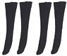 High Socks Set II (Black) (Fashion Doll)
