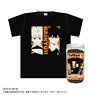 Haikyu!! Bottle T-Shirt A Pattern Shoyo Hinata & Tobio Kageyama Black Free (Anime Toy)