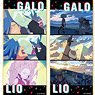 Promare Trading Galo Thymos & Lio Fotia Colored Paper w/Stand (Set of 10) (Anime Toy)