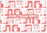 Chara Clear Case [Pop Team Epic] 02 Scattered Design Line Stamp Ver. (Anime Toy)