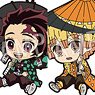 Demon Slayer: Kimetsu no Yaiba Petanko Trading Rubber Strap Japanese Umbrella (Set of 9) (Anime Toy)