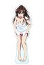Strike the Blood IV Big Acrylic Stand Sayaka Kirasaka Towel Ver. (Anime Toy)