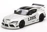 LB Works Toyota GR Supra White (LHD) (Diecast Car)