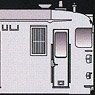 Unpainted J.R. Series 115-1000 30N Improved Car Three Car Formation Body Kit (3-Car Set) (Unassembled Kit) (Model Train)