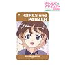 Girls und Panzer das Finale Koume Akaboshi Ani-Art Clear Label 1 Pocket Pass Case (Anime Toy)