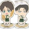 Attack on Titan Fuwaponi Series Acrylic Stand Complete Box (Set of 10) (Anime Toy)