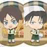 Attack on Titan Fuwaponi Series Can Badge Complete Box (Set of 10) (Anime Toy)