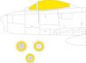 カナディアセイバー F.4 「Tフェース」両面塗装マスク シール (エアフィックス用) (プラモデル)