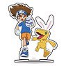 Chara Acrylic Figure [Digimon Adventure:] 01 Taichi Yagami & Agumon Easter Ver. (Especially Illustrated) (Anime Toy)