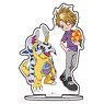 Chara Acrylic Figure [Digimon Adventure:] 02 Yamato Ishida & Gabumon Easter Ver. (Especially Illustrated) (Anime Toy)