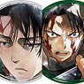 [Attack on Titan] Character Badge Collection Levi Art-Pic (Set of 8) (Anime Toy)