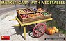 Market Cart with Vegetables (Plastic model)