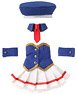 Military Costume Set (Blue x White) (Fashion Doll)