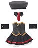 Military Costume Set (Dark Gray x Black) (Fashion Doll)