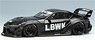 LB WORKS GR Supra 6 spork wheel ブラック / マットブラック (ミニカー)