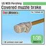 US M26 Pershing Covered Muzzle Brake Set (for Tamiya) (Plastic model)
