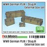 WWII German Pz.III / Stug.III Extra Stowage Box Set (Plastic model)