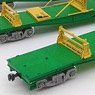 1/80(HO) CHIKI5500 Rail Transporter Type G Three Car Set Paper Kit (3-Car Unassembled Kit) (Model Train)