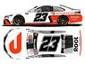Bubba Wallace 2021 Doordash White Toyota Camry NASCAR 2021 (Color Chrome Series) (Diecast Car)