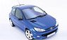 Peugeot 206 RC Coral Blue (Diecast Car)