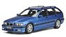 BMW 328i E36 Touring M Package (Blue) (Diecast Car)
