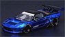 NSX (NA1) Rocket Bunny V2 Aero Chrome Blue (Diecast Car)