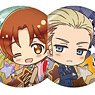 Hetalia: World Stars Trading Can Badge [Chara-Dolce] (Set of 8) (Anime Toy)