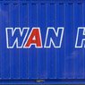 1/80(HO) 20ft 22G1 Wanhai (2 Pieces) (Model Train)