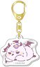 Welcome to Demon School! Iruma-kun Glitter Acrylic Key Ring Blooming Devil Ver. Mofuego (Anime Toy)