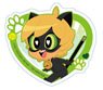 Miraculous: Tales of Ladybug & Cat Noir Acrylic Badge Chibi Cat Noir B (Anime Toy)